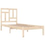 Estructura de cama madera maciza de pino 90x190 cm de , Camas y somieres - Ref: Foro24-3104508, Precio: 81,89 €, Descuento: %
