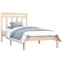 Estructura de cama madera maciza 90x190 cm de , Camas y somieres - Ref: Foro24-3105215, Precio: 84,01 €, Descuento: %