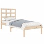 Estructura de cama madera maciza 90x190 cm de , Camas y somieres - Ref: Foro24-3105435, Precio: 81,84 €, Descuento: %