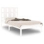 Estructura de cama individual madera maciza blanco 90x190 cm de , Camas y somieres - Ref: Foro24-3105566, Precio: 92,67 €, De...