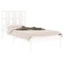 Estructura de cama individual madera maciza blanco 90x190 cm de , Camas y somieres - Ref: Foro24-3105566, Precio: 92,67 €, De...