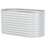 Arriate de acero galvanizado plateado 160x80x81 cm de vidaXL, Maceteros y jardineras - Ref: Foro24-45514, Precio: 114,12 €, D...