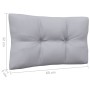 Juego de muebles de jardín 9 pzas y cojines madera pino gris de , Conjuntos de jardín - Ref: Foro24-3096045, Precio: 657,04 €...