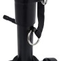 Set de soporte para teclado con doble refuerzo y taburete negro de vidaXL, Banquetas y taburetes - Ref: Foro24-70096, Precio:...