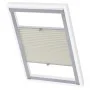 Persiana plisada crema PK08 de vidaXL, Persianas y estores - Ref: Foro24-133543, Precio: 36,00 €, Descuento: %