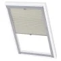 Persiana plisada crema PK08 de vidaXL, Persianas y estores - Ref: Foro24-133543, Precio: 36,00 €, Descuento: %