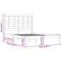 Estructura de cama madera maciza pino blanco 120x190 cm de , Camas y somieres - Ref: Foro24-3104449, Precio: 121,91 €, Descue...