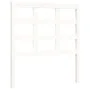 White solid wood bed frame with headboard 90x190 cm by , Beds and slatted bases - Ref: Foro24-3192067, Price: 99,00 €, Discou...