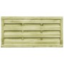 Puertas valla 2 uds madera pino impregnada 150x75 cm verde de vidaXL, Puertas de jardín - Ref: Foro24-45320, Precio: 98,89 €,...