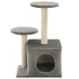 Rascador para gatos con poste rascador de sisal 60 cm gris de vidaXL, Mobiliario para gatos - Ref: Foro24-170517, Precio: 41,...