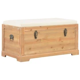 Baúl de almacenamiento con cojín 80x40x40 cm MDF de vidaXL, Baúles de almacenamiento - Ref: Foro24-280033, Precio: 198,29 €, ...