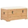 Baúl de almacenamiento con cojín 80x40x40 cm MDF de vidaXL, Baúles de almacenamiento - Ref: Foro24-280033, Precio: 198,29 €, ...