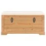 Baúl de almacenamiento con cojín 80x40x40 cm MDF de vidaXL, Baúles de almacenamiento - Ref: Foro24-280033, Precio: 198,29 €, ...