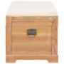 Baúl de almacenamiento con cojín 80x40x40 cm MDF de vidaXL, Baúles de almacenamiento - Ref: Foro24-280033, Precio: 186,98 €, ...
