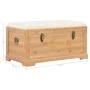 Baúl de almacenamiento con cojín 80x40x40 cm MDF de vidaXL, Baúles de almacenamiento - Ref: Foro24-280033, Precio: 198,29 €, ...
