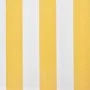 Toldo plegable de operación manual 300 cm amarillo y blanco de vidaXL, Toldos - Ref: Foro24-275558, Precio: 213,41 €, Descuen...