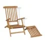 Tumbona con reposapiés madera maciza de teca de vidaXL, Tumbonas - Ref: Foro24-43800, Precio: 233,75 €, Descuento: %
