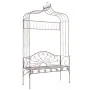 Banco de jardín metal marrón envejecido 122 cm de vidaXL, Bancos de jardín - Ref: Foro24-45435, Precio: 227,42 €, Descuento: %