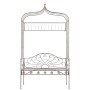 Banco de jardín metal marrón envejecido 122 cm de vidaXL, Bancos de jardín - Ref: Foro24-45435, Precio: 237,68 €, Descuento: %