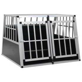Jaula de perro con puerta doble 94x88x69 cm de vidaXL, Casetas para perros - Ref: Foro24-170665, Precio: 196,92 €, Descuento: %