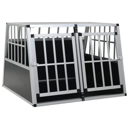Jaula de perro con puerta doble 94x88x69 cm de vidaXL, Casetas para perros - Ref: Foro24-170665, Precio: 196,92 €, Descuento: %