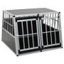 Jaula de perro con puerta doble 94x88x69 cm de vidaXL, Casetas para perros - Ref: Foro24-170665, Precio: 217,16 €, Descuento: %