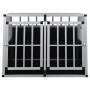 Jaula de perro con puerta doble 94x88x69 cm de vidaXL, Casetas para perros - Ref: Foro24-170665, Precio: 217,16 €, Descuento: %