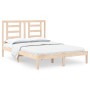 Estructura de cama madera maciza de pino 140x200 cm de , Camas y somieres - Ref: Foro24-3104348, Precio: 115,78 €, Descuento: %