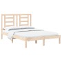 Estructura de cama madera maciza de pino 140x200 cm de , Camas y somieres - Ref: Foro24-3104348, Precio: 115,78 €, Descuento: %