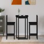Set de bar 3 piezas madera maciza de pino negro de , muebles para cocinas y comedores - Ref: Foro24-3124736, Precio: 177,94 €...