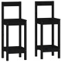 Set de bar 3 piezas madera maciza de pino negro de , muebles para cocinas y comedores - Ref: Foro24-3124736, Precio: 177,94 €...