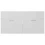 Mueble con lavabo madera de ingeniería blanco brillante de , Tocadores de baño - Ref: Foro24-3070844, Precio: 223,98 €, Descu...