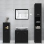 Juego muebles de baño 3 pzas madera de ingeniería negro de , Muebles de baño - Ref: Foro24-3056917, Precio: 142,89 €, Descuen...