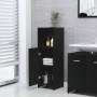 Juego muebles de baño 3 pzas madera de ingeniería negro de , Muebles de baño - Ref: Foro24-3056908, Precio: 122,22 €, Descuen...