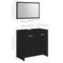 Juego muebles de baño 3 pzas madera de ingeniería negro de , Muebles de baño - Ref: Foro24-3056908, Precio: 122,22 €, Descuen...