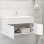 Mueble con lavabo madera de ingeniería blanco de , Tocadores de baño - Ref: Foro24-3070838, Precio: 219,57 €, Descuento: %