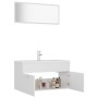 Juego de muebles de baño madera de ingeniería blanco de , Muebles de baño - Ref: Foro24-3071333, Precio: 316,61 €, Descuento: %