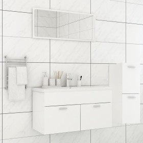 Juego de muebles de baño madera de ingeniería blanco de , Muebles de baño - Ref: Foro24-3071468, Precio: 359,21 €, Descuento: %