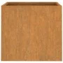 Jardinera de acero corten 42x40x39 cm de , Maceteros y jardineras - Ref: Foro24-821549, Precio: 44,64 €, Descuento: %