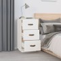 Mesitas de noche 2 uds madera maciza pino blanco 40x40x75 cm de vidaXL, Mesitas de noche - Ref: Foro24-818338, Precio: 138,13...