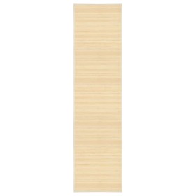Alfombra de bambú color natural 80x300 cm de vidaXL, Alfombras - Ref: Foro24-247199, Precio: 42,05 €, Descuento: %