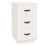 Mesitas de noche 2 uds madera maciza pino blanco 40x40x75 cm de vidaXL, Mesitas de noche - Ref: Foro24-818338, Precio: 138,13...
