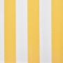 Toldo plegable motorizado 400 cm amarillo y blanco de vidaXL, Toldos - Ref: Foro24-275559, Precio: 554,85 €, Descuento: %