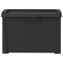 Caja de almacenaje para jardín PP gris antracita 125 L de , Cajas de almacenaje para exteriores - Ref: Foro24-364209, Precio:...