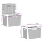 Caja de almacenaje para jardín PP gris antracita 125 L de , Cajas de almacenaje para exteriores - Ref: Foro24-364209, Precio:...