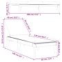 Tumbona con cojín PP gris antracita 186x60x29 cm de , Tumbonas - Ref: Foro24-364223, Precio: 182,02 €, Descuento: %