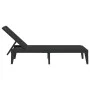Anthracite grey PP sun lounger 186x60x29 cm by , Loungers - Ref: Foro24-364221, Price: 104,48 €, Discount: %