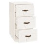 Mesitas de noche 2 uds madera maciza pino blanco 40x40x75 cm de vidaXL, Mesitas de noche - Ref: Foro24-818338, Precio: 138,13...