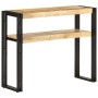 Mesa consola de madera de mango rugosa 90x30x75 cm en Mesas auxiliares | Comprar online en Foru.es