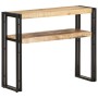 Mesa consola de madera de mango rugosa 90x30x75 cm en Mesas auxiliares | Comprar online en Foru.es